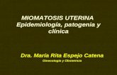 Miomatosis Uterina EpidemiologíA, Patogenia Y Clinica