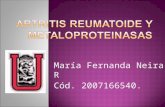 Artritis Reumatoidea Y Metaloproteinasas