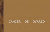 Cancer  de  ovario