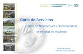 Carta de Servicios. Presentación para investigadores