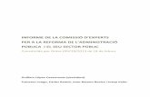 Informe Comissió d'Experts Reforma Administració Pública Catalunya
