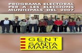 Programa electoral per les eleccions de 2007