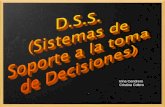 Sistemas de soporte a la toma de decisiones (DSS)
