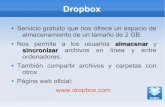 Presentación dropbox