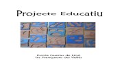 Projecte educatiu  març 2013 -