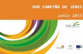 Presentación del GDR Campiña Jerez a Comisión Europea junio2013