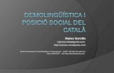 Demolingüística i posició del català