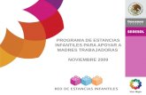 PEI Programa de Estancias Infantiles para apoyar a madres trabajadoras- Mexico