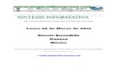 Sintesis informativa 05 03 2012