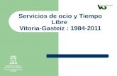 Servicios de ocio y tiempo libre vitoria gasteiz  1984-2011