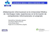 Alfabetización informacional en la Universidad Médica de Cienfuegos Cuba