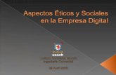 Aspectos Éticos y sociales en la Empresa Digital