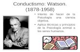 Conductismo de Watson