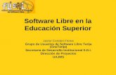 Software Libre en la Educación Superior
