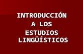Objeto de estudio de la Lingüística. Hitos fundamentales de la Lingúística.