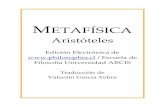 aristóteles - metafísica [libros en español - filosofía]
