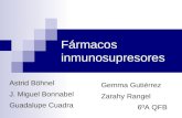 fármacos inmunosupresores