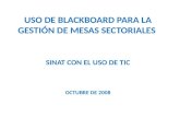 Mesas Sectoriales Blackboard
