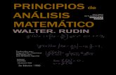Rudin: Principios de Analisis Matematico