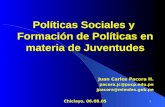 Políticas sociales y formación de políticas en materia de juventudes