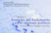 CDG - Posición del parlamento en el régimen de gobierno (Perú)