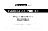 POD X3 Live - Manual Del Usuario