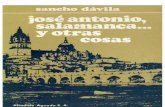 José Antonio, Salamanca... y otras cosas