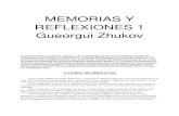 Zhukov G - Memorias Y Reflexiones - Vol 1