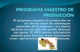 Programa Maestro de Producción MPS