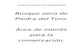 Piedra Del Toro Un Area Para La Conservacion