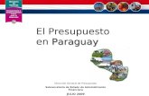 Presupuesto en el Paraguay