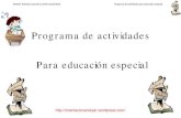 Programa de Actividades Para Educacion Especial Orientacion Andujar[1]