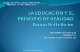 LA EDUCACIÓN Y  EL PRINCIPIO DE REALIDAD