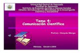 Comunicación científica (Clase 8 Tema 4 2009)