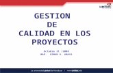 MAP OSMAN A. AMAYA LOPEZ PRESENTACION GESTION DE CALIDAD EN LOS PROYECTOS