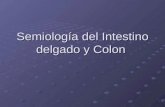 Semiología del Intestino delgado y Colon