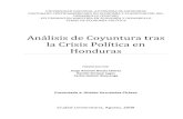 Analisis Coyuntural en Honduras 2009