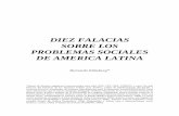 10 Falacias Sobre Los Problemas Sociales de América Latina . Autor: Bernardo Kliksber