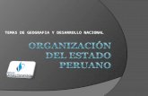 Organización del estado peruano