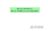 Reacciones Gas Liquido