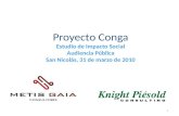Proyecto Conga - Estudio de Impacto Social -