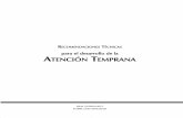 Recomendaciones Técnicas para el desarrollo de la Atención Temprana