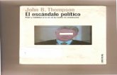 El Escándalo  Político. John B. Thompson