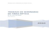 TRABAJO DE SEMINARIO DE FIBRA ÓPTICA