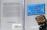 Mauro Wolf - Los efectos sociales de los media