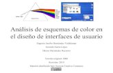 Análisis de esquemas de color en el diseño de interfaces de usuario