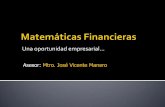 Presentacion de Matemticas Financieras
