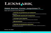 Lexmark Z500-Z600 Series Guía del usuario