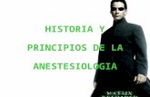 Historia y Principios de La Anestesiologia