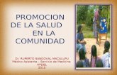 Promocion de La Salud en La Comunidad 2010